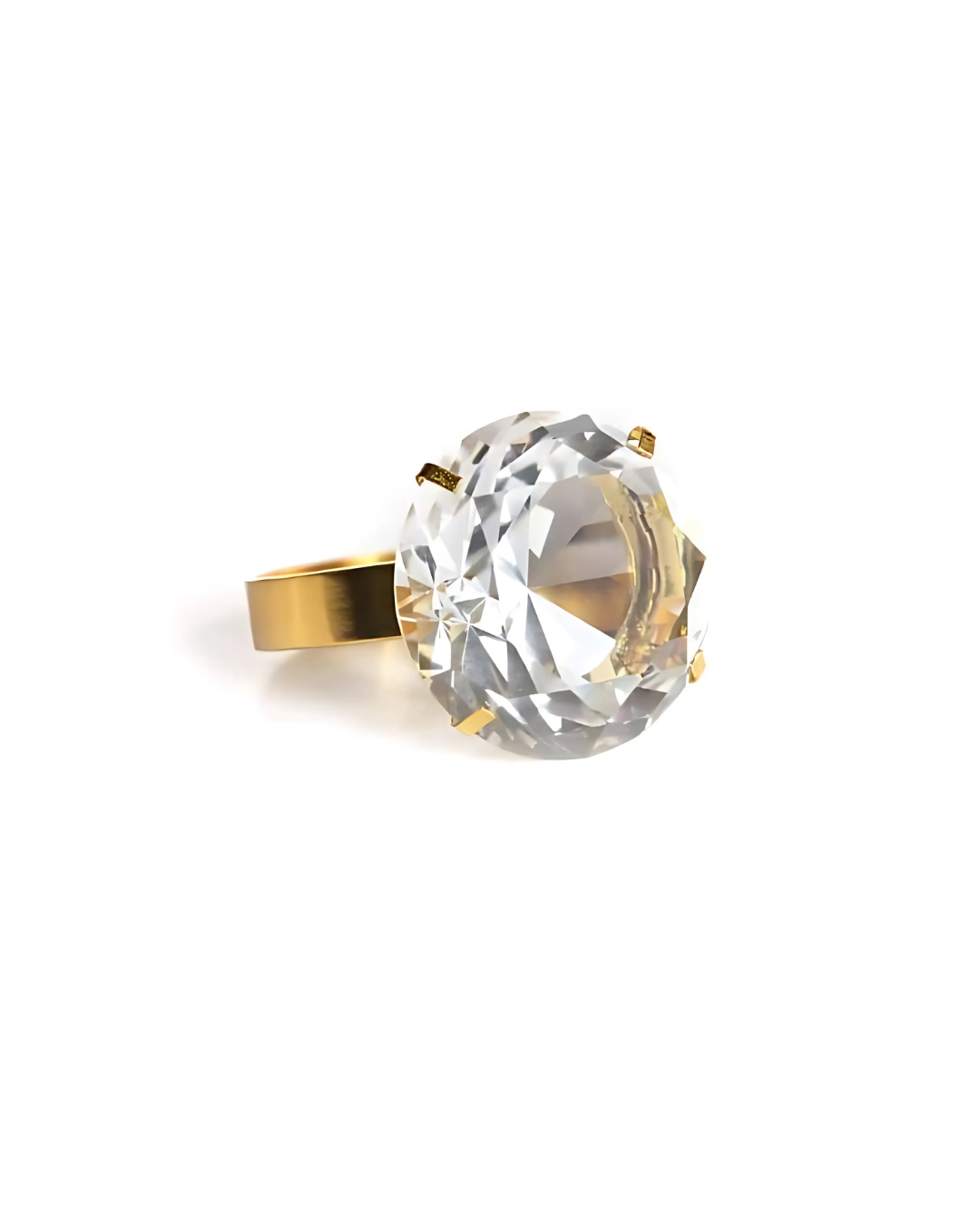 סט 6 חבקים למפיות – Diamond Gold