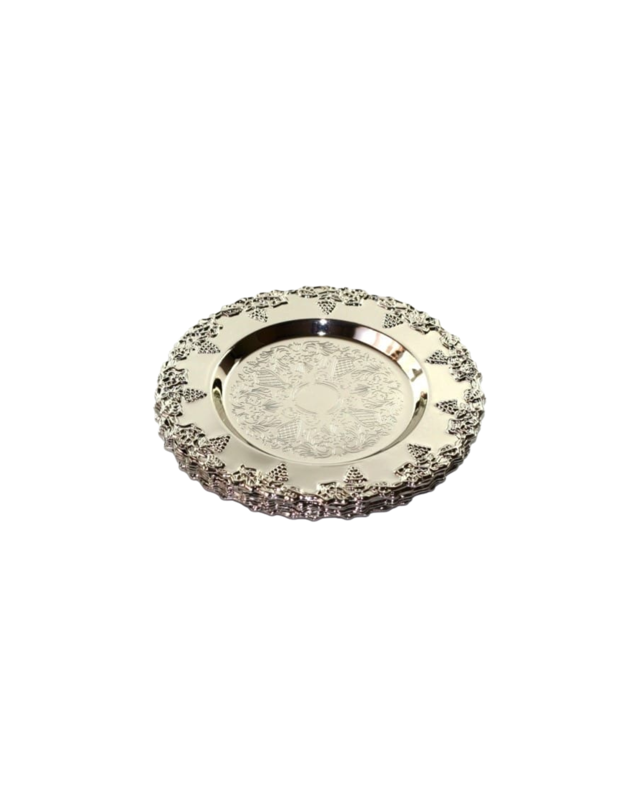 סט 6 תחתיות ניקל – Silver Nova Coasters