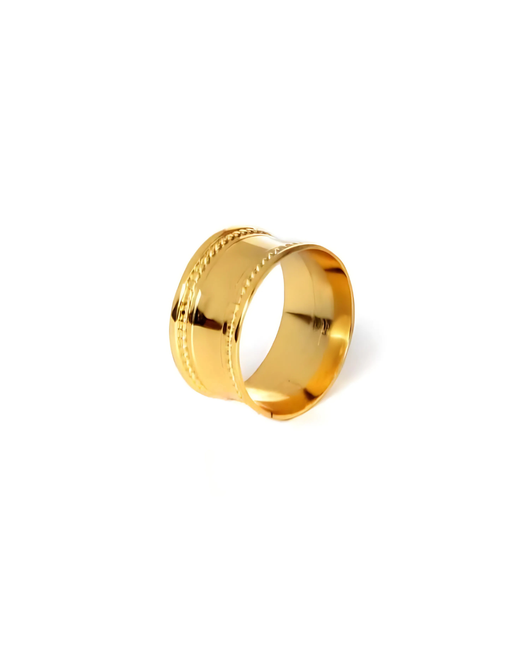 סט 6 חבקים למפיות – Pure Gold
