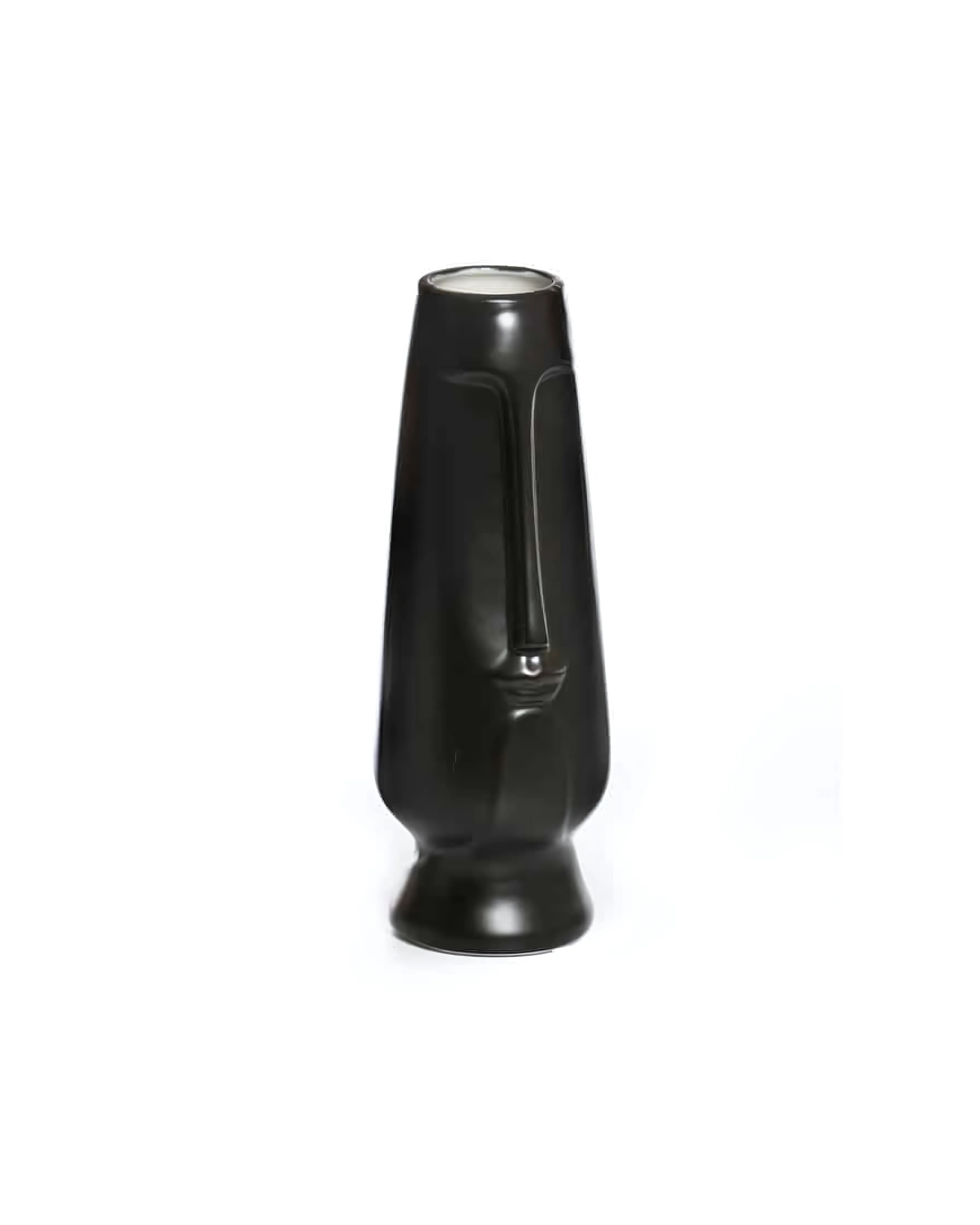 אגרטל קרמי מסיכה אפריקאית – African Mask Vase