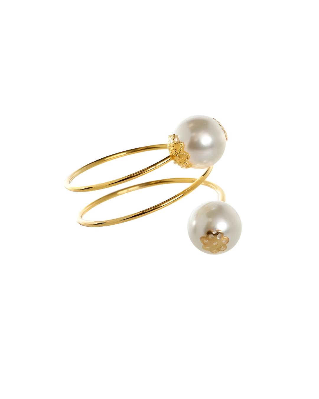 סט 6 חבקים למפיות – Duo Pearl