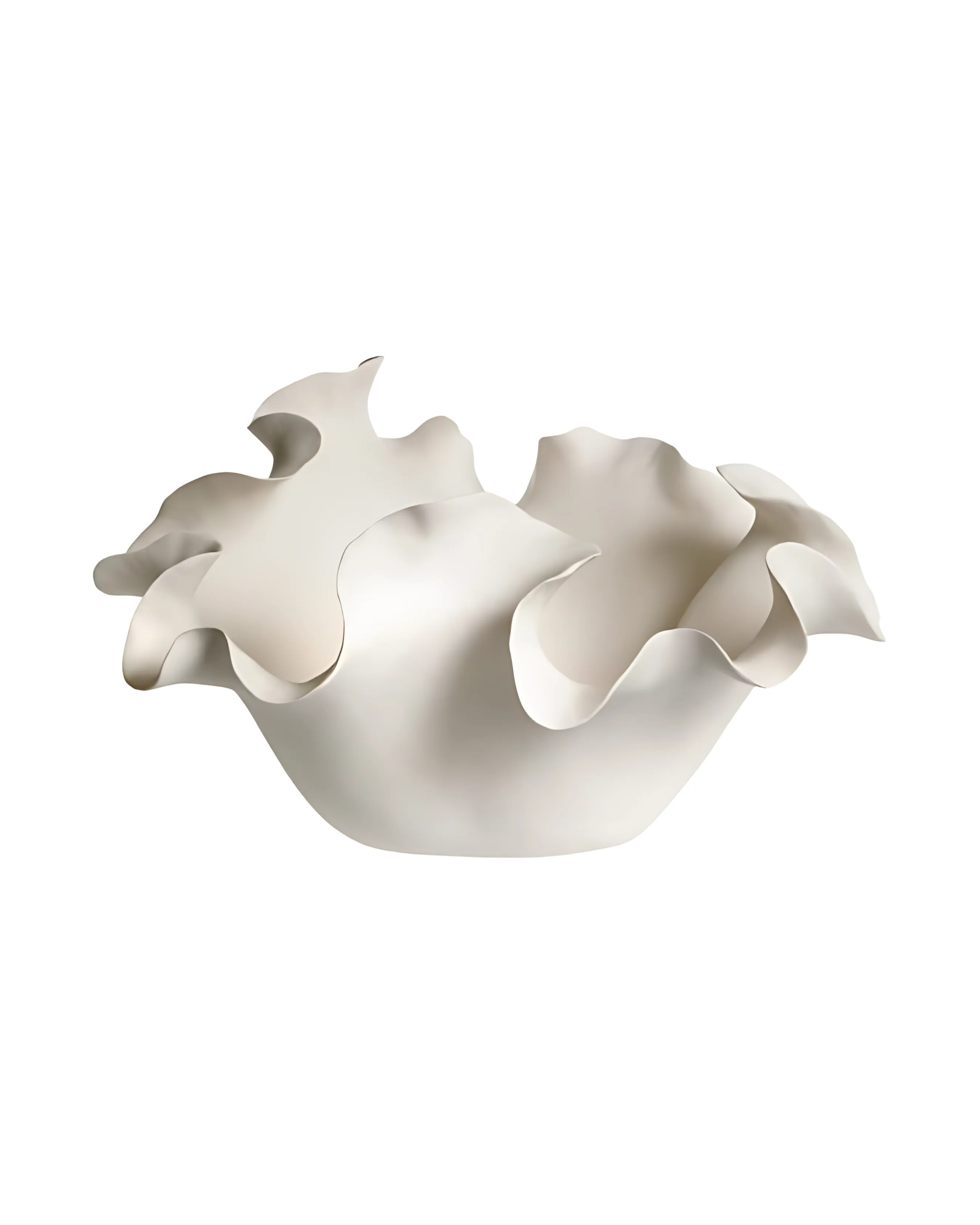 קערת קרמיקה רומי לבנה – White Tides Bowl
